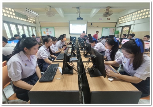 สว.พย.ทดสอบวัดระดับความรู้ภาษาอังกฤษของนักเรียน…